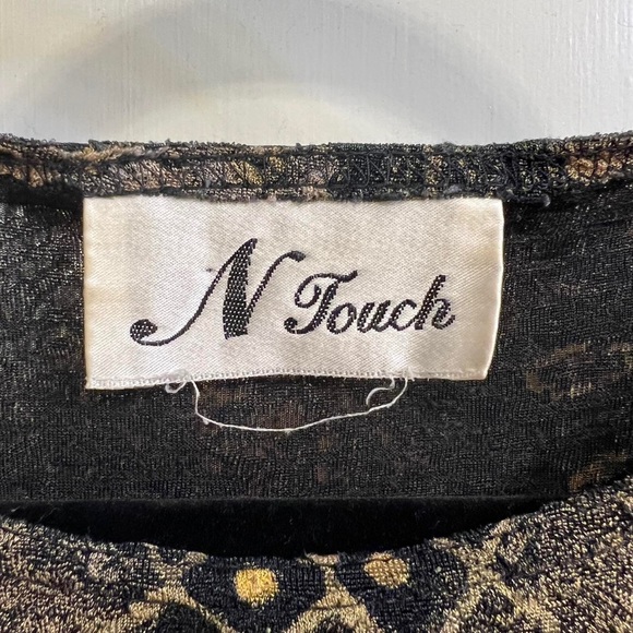 VINTAGE RETRO FLOWER ANIMAL PRINT TANK TOP - Picture 3 of 3